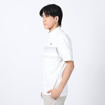 COBRA - 【COBRA／コブラ】胸元ストライプ ストレッチ 半袖モックネックシャツ・M・橙 Amazon.co.jp: コブラ（Cobra） ゴルフウェア モックネック 半袖